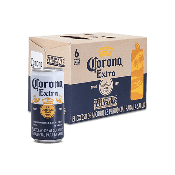 Cerveza corona lata